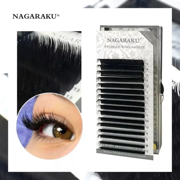 Cílios Nagaraku Premium Mink Lashes Volume Russo