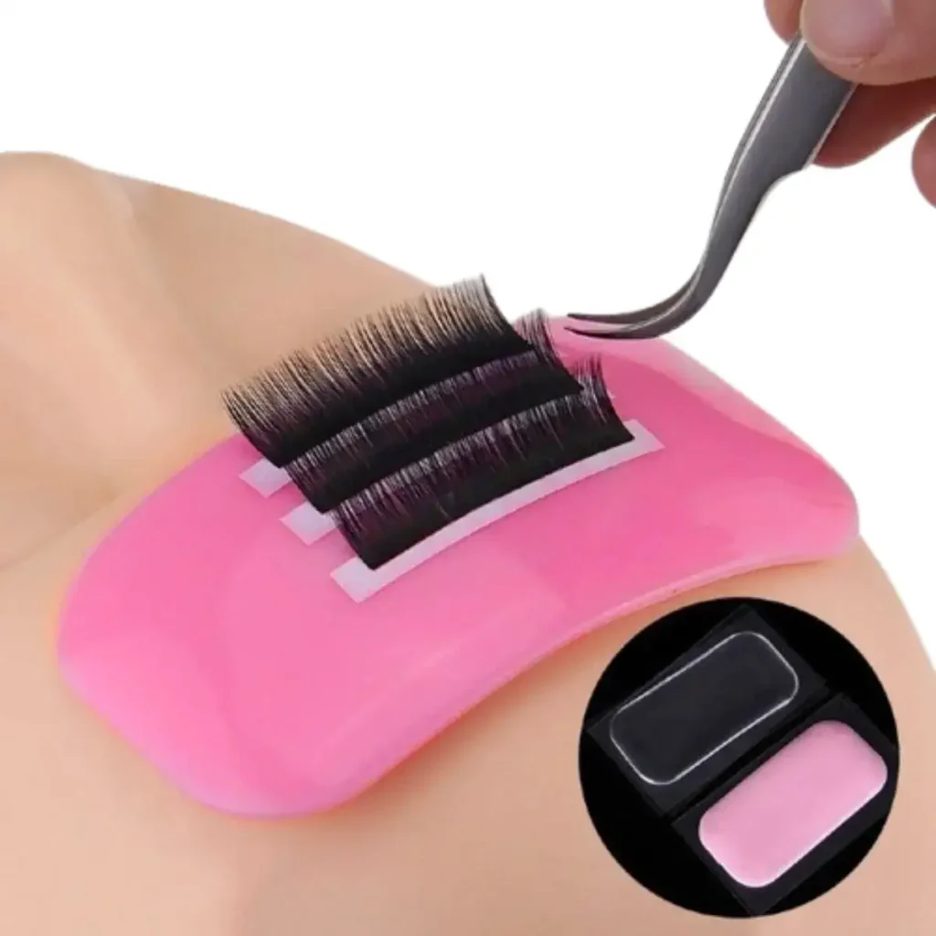 Suporte Porta Cílios Testa de Silicone