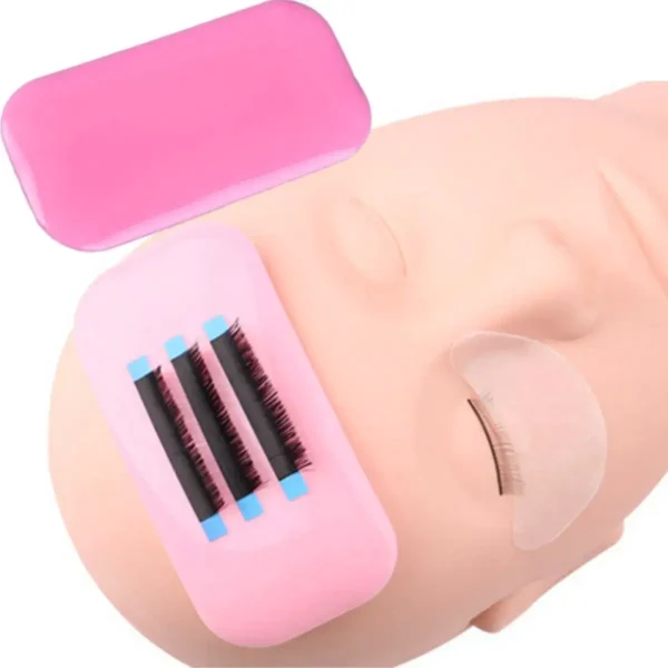 Suporte Porta Cílios Testa de Silicone